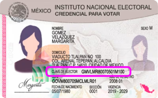 Clave de Elector